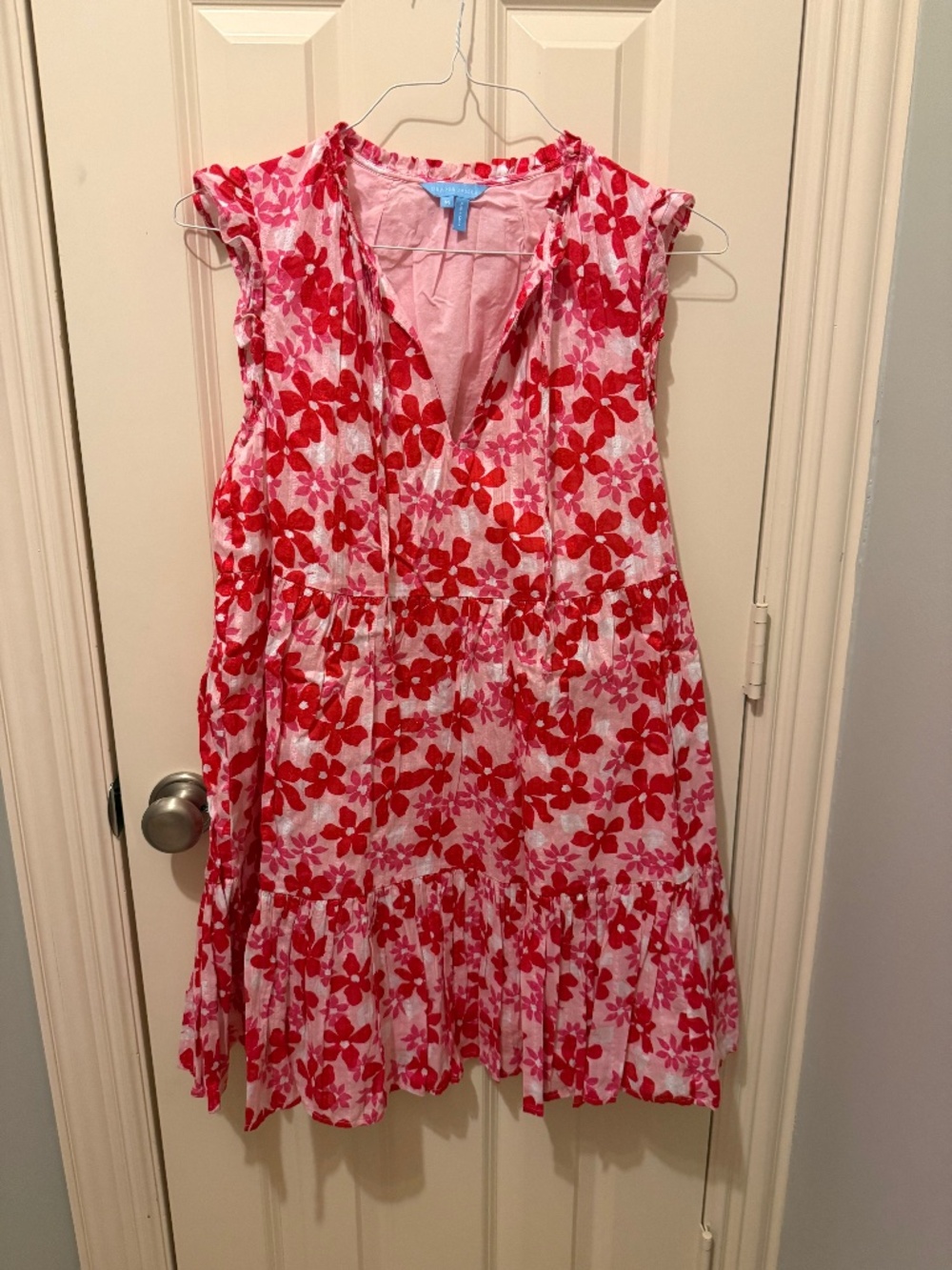Draper James, Red & Pink floral dress